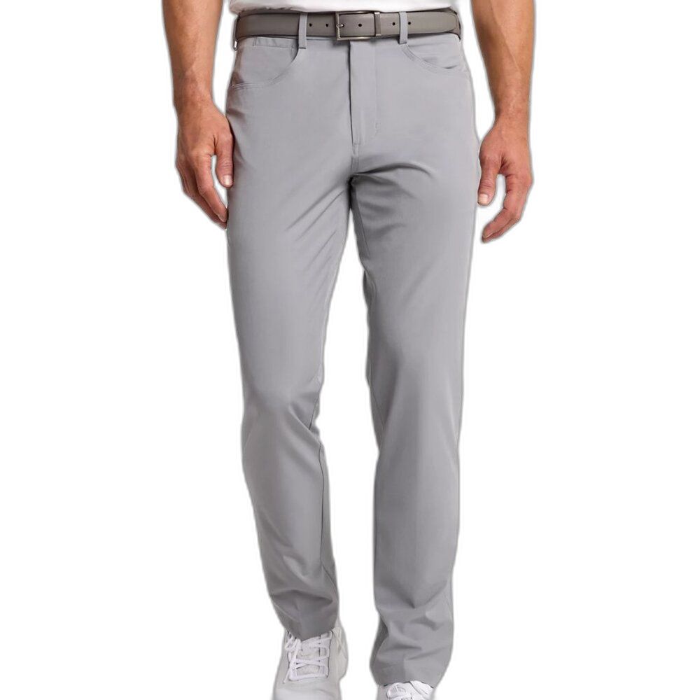 WALTER HAGEN Men's Performance 11 5-Pocket Slim Fit Golf Pants Gray 36 x 30